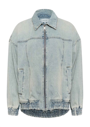 Asher ls bomber jakke Mid Acid Wash Gestuz 