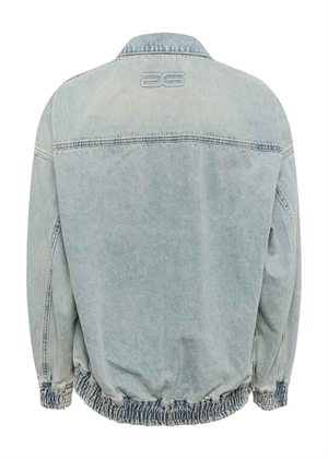 Asher ls bomber jakke Mid Acid Wash Gestuz 