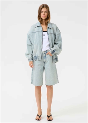 Asher ls bomber jakke Mid Acid Wash Gestuz 