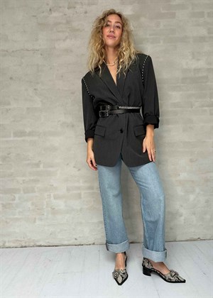 Birna waist chain belt Sort Gestuz 