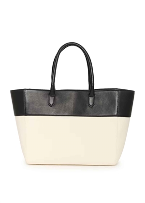 Beau tote bag Offwhite/Black Gestuz 