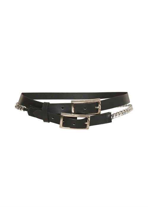 Birna waist chain belt Sort Gestuz 