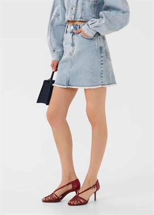 Dea hw mini skirt Light Blue Denim Gestuz 