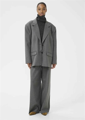 Paula blazer Dark Grey Melange Gestuz 