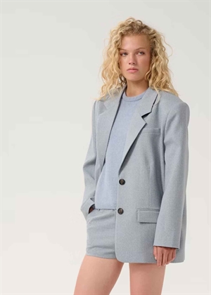 Paulia Melange blazer Grey/Blue Melange Gestuz 