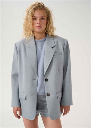 Paulia Melange blazer Grey/Blue Melange Gestuz 
