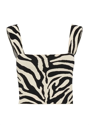 Zebba top Black/Birch Tiger Gestuz
