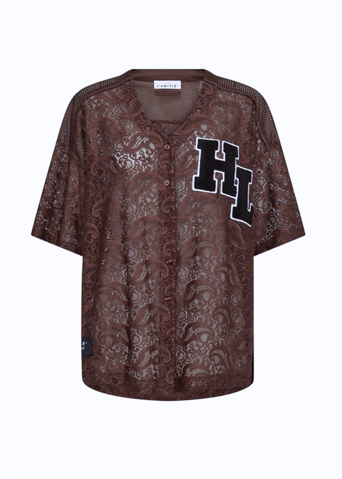 Court lace tee Mocca HAUTE L\'AMITIÈ