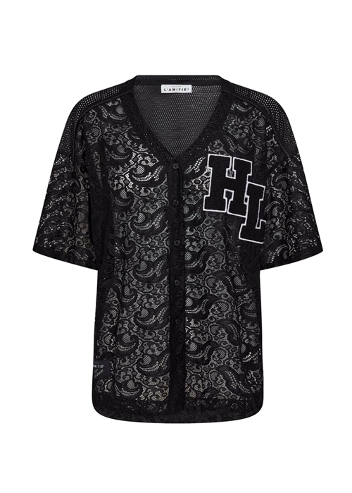 Court lace tee Sort HAUTE L\'AMITIÈ