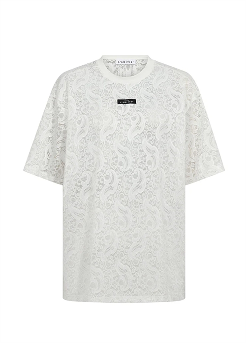 Summer lace loose tee Hvid HAUTE L\'AMITIÈ