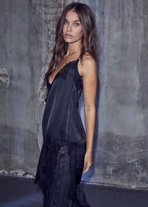 Naomi Asym lingerie kjole Sort HAUTE L\'AMITIÈ