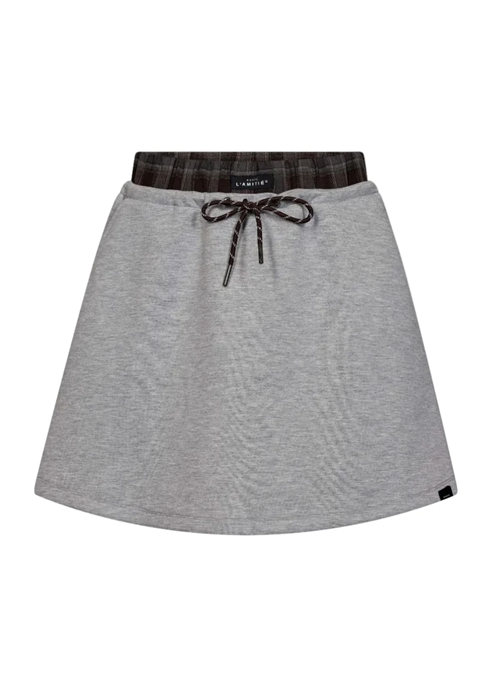 Maxi sweat Pull-On skirt Grey Melange HAUTE L\'AMITIÈ