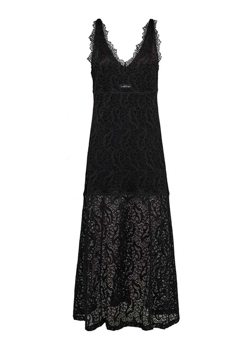 Summer lace strap kjole sort HAUTE L\'AMITIÈ