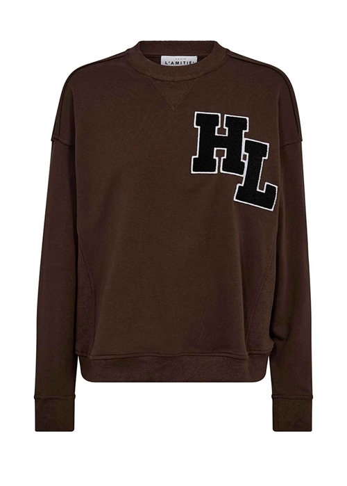 HL Badge sweat Mocca HAUTE L\'AMITIÈ