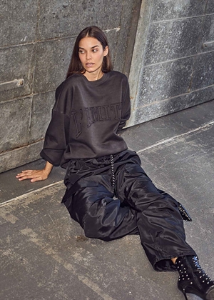 L\'AMITIÈ Application sweat Dark Grey HAUTE L\'AMITIÈ