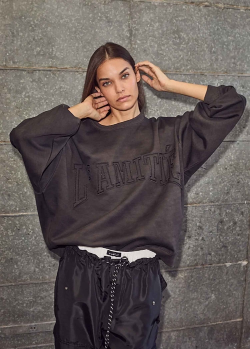 L\'AMITIÈ Application sweat Dark Grey HAUTE L\'AMITIÈ