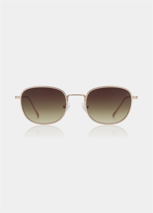 Hello solbrille Matte Gold A.kjærbede