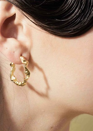 Shaman hoop earrings L Gilded House Of Vincent