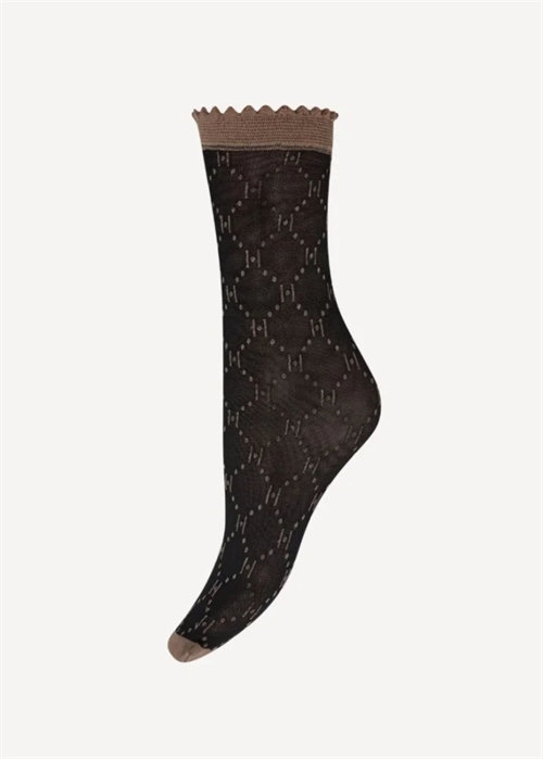 Hype The Detail logo sock Black/Taupe
