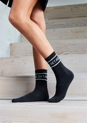 Hype The Detail Tennis Sock 2-pk. Black/Brown 