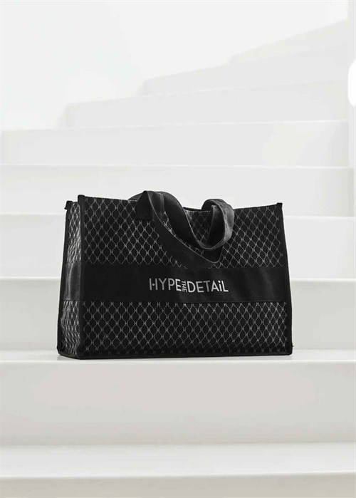 Hype The Detail Tote Bag Sort med Logo