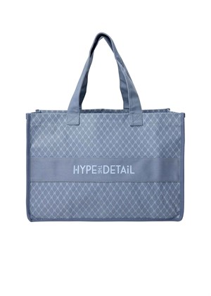 Hype The Detail Lyseblå Tote Bag med Logo