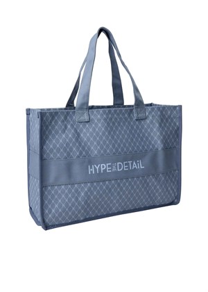 Hype The Detail Lyseblå Tote Bag med Logo