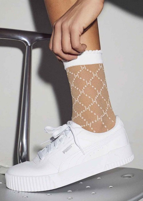 Hype The Detail Logo socks White 