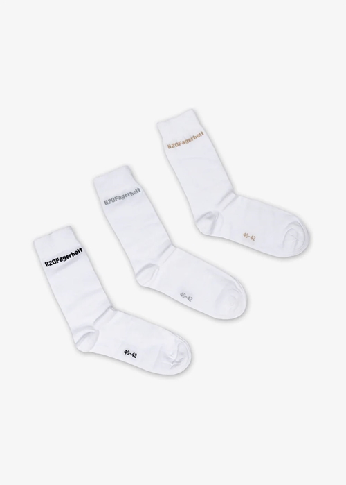 Jet 3 pack socks White H2O Fagerholt 