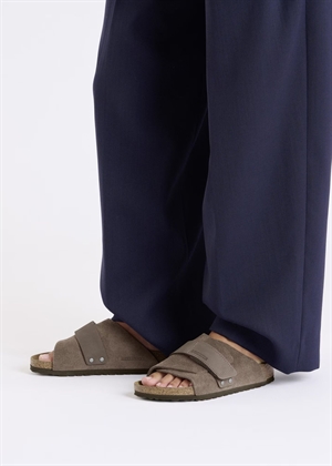 Kyoto suede sandal Concrete Gray Birkenstock 