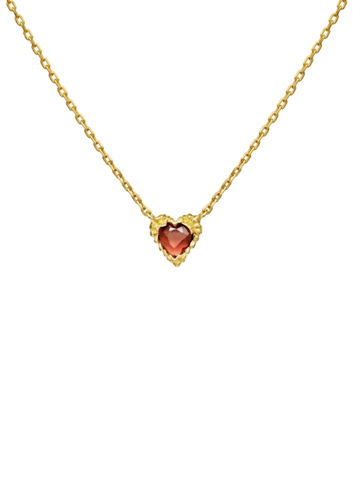Leoni necklace Forgyldt Maanesten
