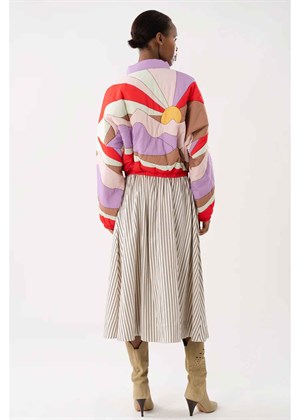 Bristol midi skirt Stripe Lollys Laundry 