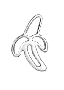 Banana ørering Silver Lulu Copenhagen 