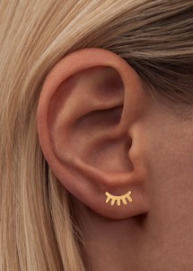 Blink ørering Forgyldt Lulu Copenhagen