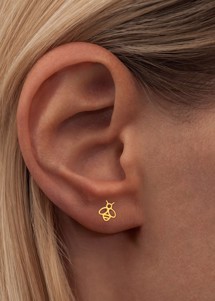 Bzzzz ørering Forgyldt Lulu Cph 