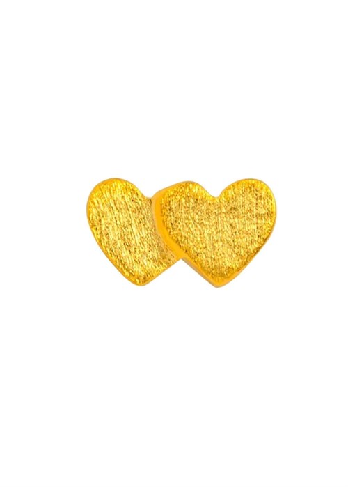 Domino Hearts ørering Gold Lulu Copenhagen 