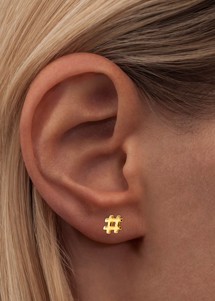 Hashtag ørering Forgyldt Lulu Cph 