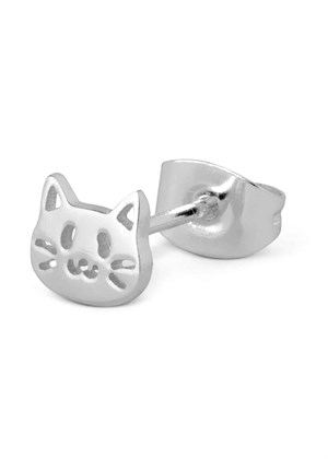 Kitty ørering Silver Lulu Copenhagen 