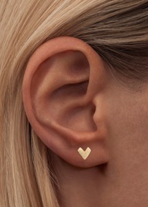 Pixel love ørering Forgyldt Lulu Copenhagen