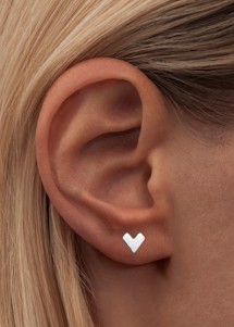 Pixel love ørering Sølv Lulu Copenhagen