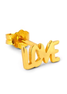 Word love ørering Forgyldt Lulu Copenhagen