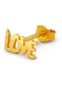 Word love ørering Forgyldt Lulu Copenhagen
