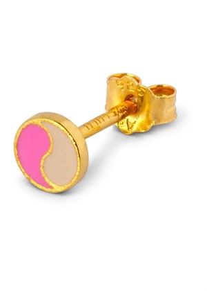 Ying Yang ørering Gold-Pink-Buttercream Lulu Copenhagen 