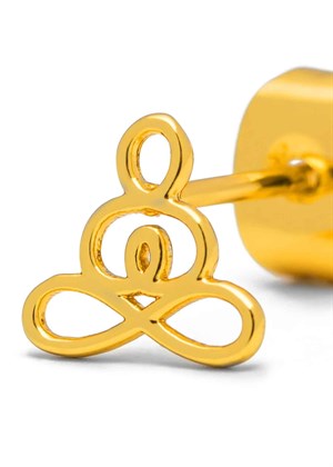 Zen earring Forgyldt Lulu Copenhagen
