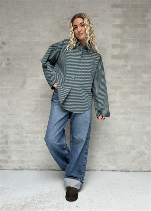 Fie skjorte Salvie Stripe Boii Studios 