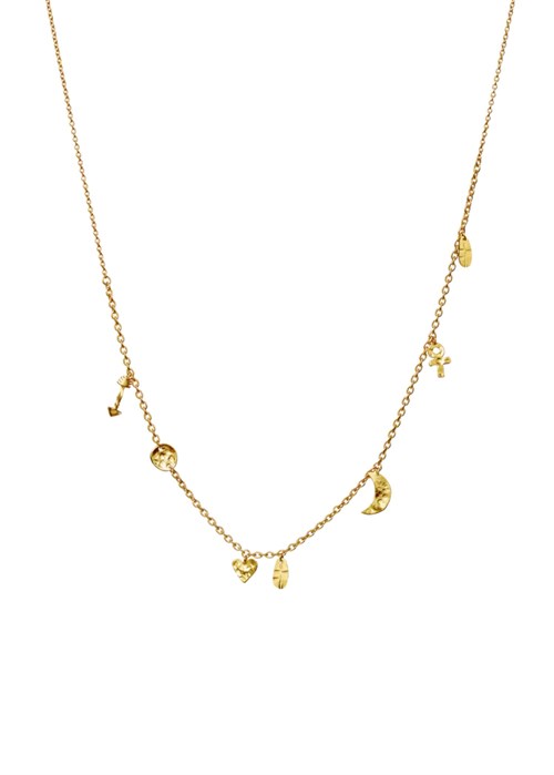 Cresida necklace Gold Maanesten 