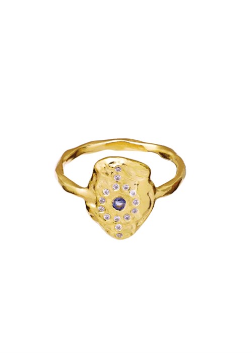 Enya ring Forgyldt Maanesten