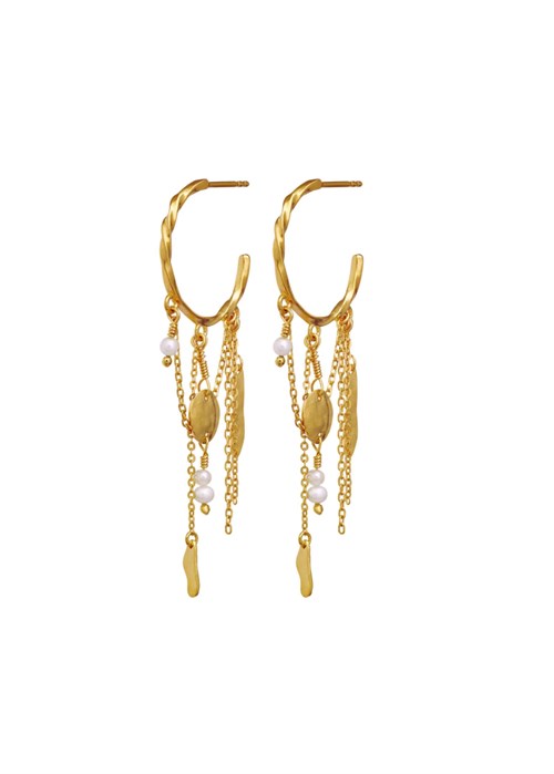 Notus earring Gold Maanesten