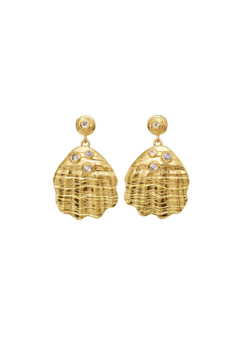 Palma earring Gold Maanesten