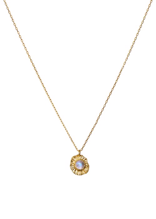 Astra necklace Forgyldt Maanesten 